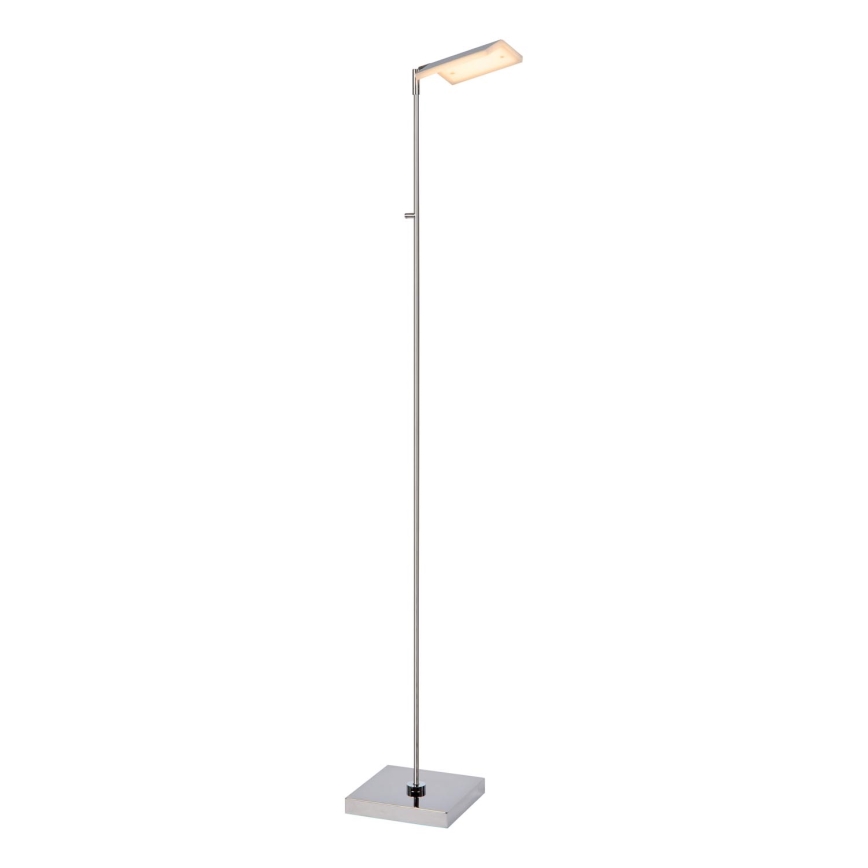 Lucide 19730/10/11 - LED dimabilna podna lampa AARON LED/12W/230V sjajni krom