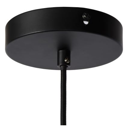 Lucide 20419/20/30 - Luster na sajli OPHELIA 1xE27/40W/230V pr. 20 cm crna