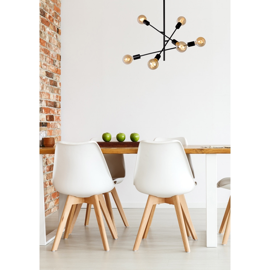 Lucide 21119/06/30 - Viseći luster LESTER 6xE27/40W/230V