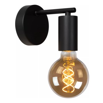 Lucide 21221/01/30 - Zidna lampa LEANNE 1xE27/40W/230V crna