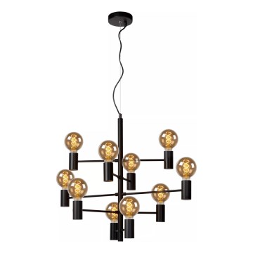 Lucide 21421/10/30 - Viseći luster na kablu LEANNE 10xE27/40W/230V