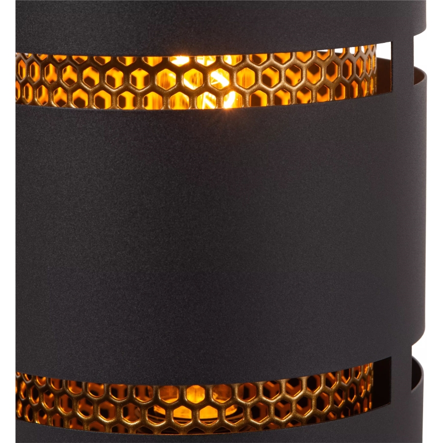 Lucide 21533/01/30 - Stolna lampa ROSAS 1xE27/40W/230V crna