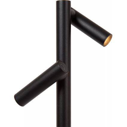 Lucide 27703/04/30 - LED Prigušiva dodirna vanjska lampa ANTRIM 2xLED/2,2W/4V 400 mAh IP54 crna