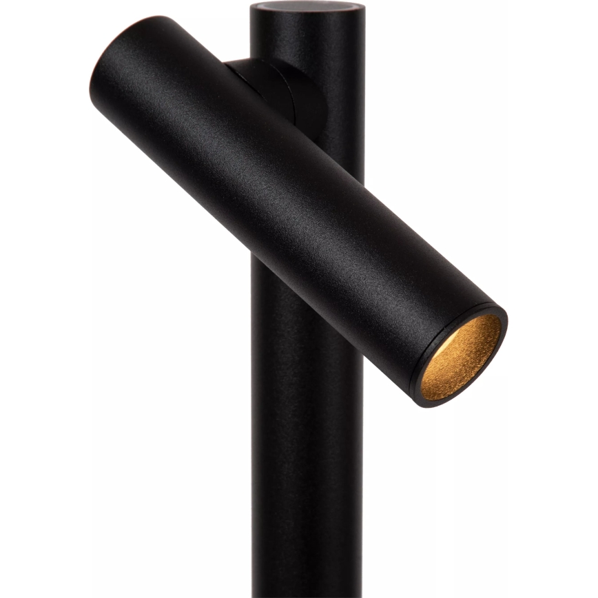Lucide 27703/04/30 - LED Prigušiva dodirna vanjska lampa ANTRIM 2xLED/2,2W/4V 400 mAh IP54 crna