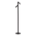 Lucide 27703/04/30 - LED Prigušiva dodirna vanjska lampa ANTRIM 2xLED/2,2W/4V 400 mAh IP54 crna