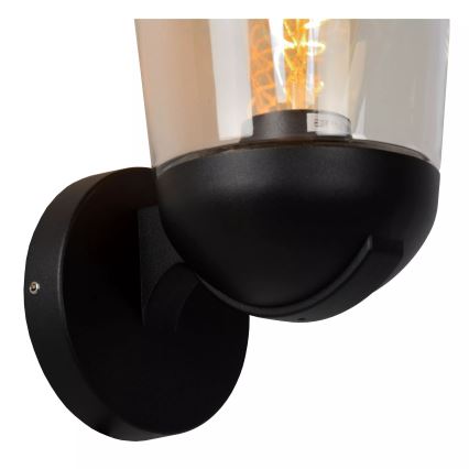 Lucide 27837/01/30 - Vanjska zidna lampa TULSA 1xE27/40W/230V IP44 crna