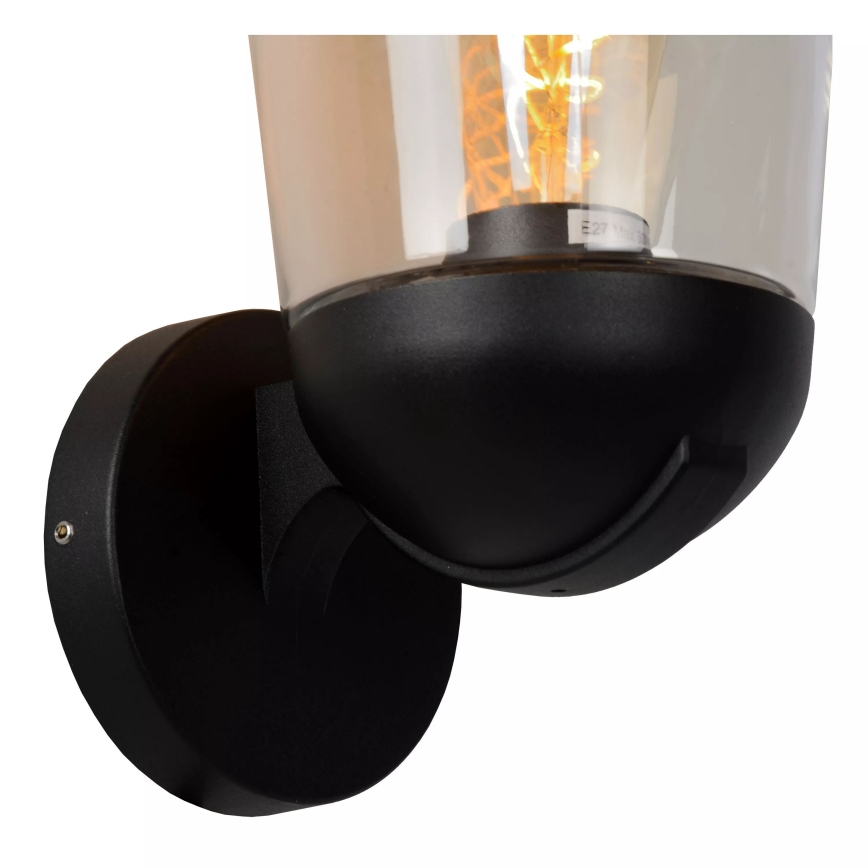 Lucide 27837/01/30 - Vanjska zidna lampa TULSA 1xE27/40W/230V IP44 crna