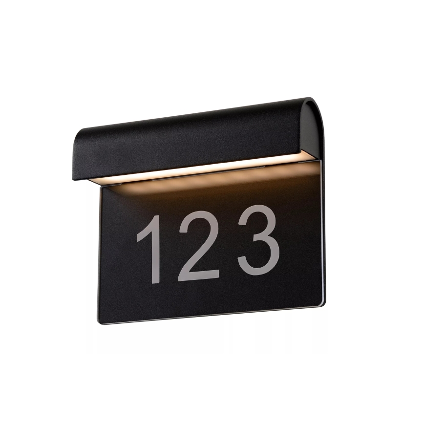 Lucide 27881/06/30 - LED kućni broj THESI LED/6W/230V IP54