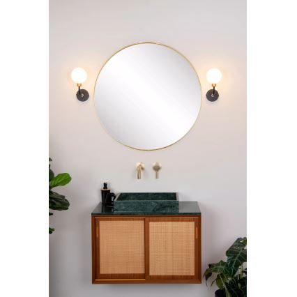 Lucide 30265/01/30 - Zidna lampa za kupaonicu BEREND 1xG9/33W/230V IP44 crna