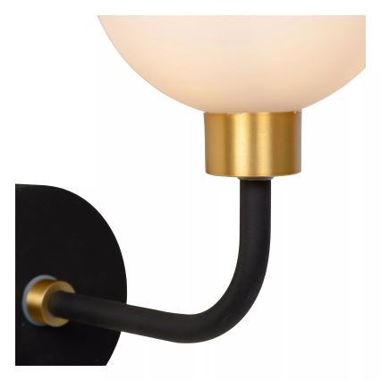 Lucide 30265/01/30 - Zidna lampa za kupaonicu BEREND 1xG9/33W/230V IP44 crna