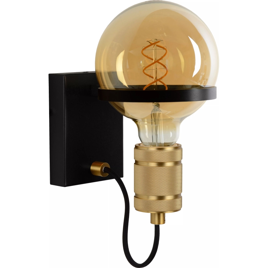 Lucide 30271/01/30 - Zidna lampa OTTELIEN 1xE27/60W/230V crna