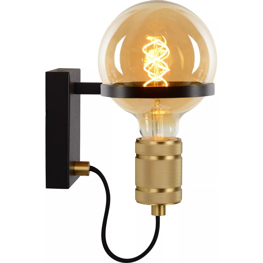 Lucide 30271/01/30 - Zidna lampa OTTELIEN 1xE27/60W/230V crna