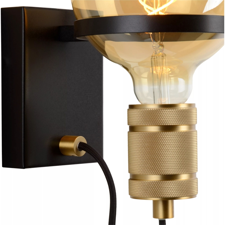 Lucide 30271/01/30 - Zidna lampa OTTELIEN 1xE27/60W/230V crna