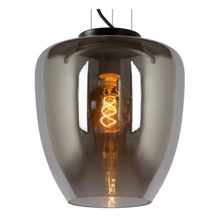 Lucide 30473/28/65 - Luster na sajli FLORIEN 1xE27/60W/230V crna