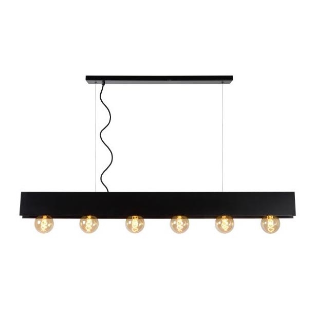 Lucide 30474/06/30 - Luster na sajli SURTUS 6xE27/60W/230V