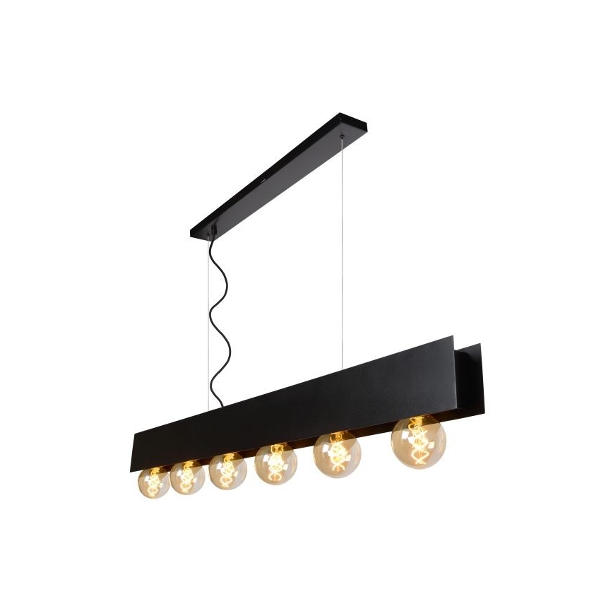Lucide 30474/06/30 - Luster na sajli SURTUS 6xE27/60W/230V