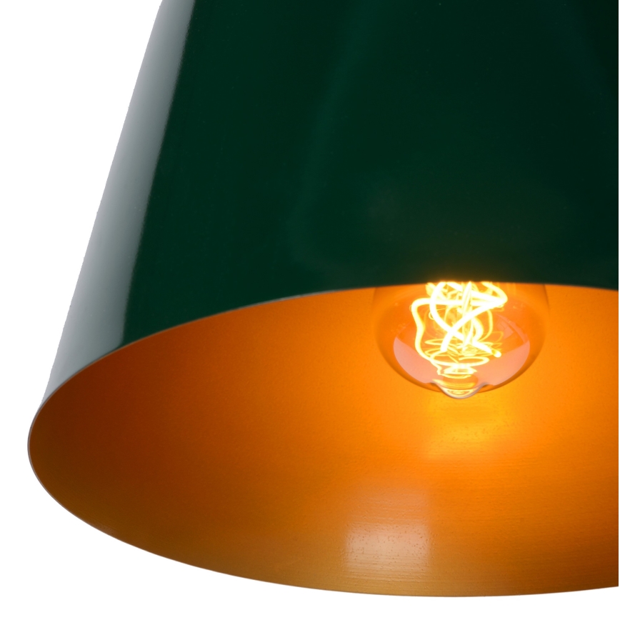 Lucide 30482/31/33 - Luster na sajli MISHA 1xE27/60W/230V zelena