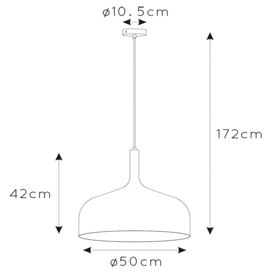 Lucide 30483/50/33 - Luster na sajli ROZALLA 1xE27/60W/230V zelena