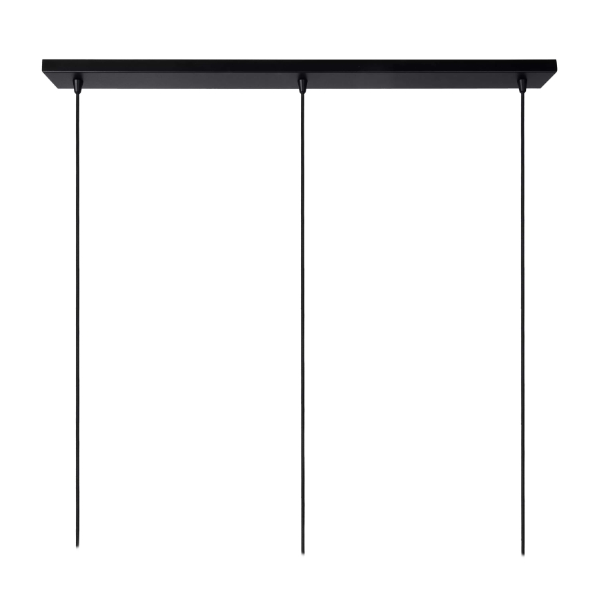 Lucide 30488/03/30 - Luster na sajli NOLAN 3xE27/40W/230V crna