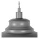 Lucide 34400/29/36 - Viseća svjetiljka ISLA 1xE14/40W/230V sivo