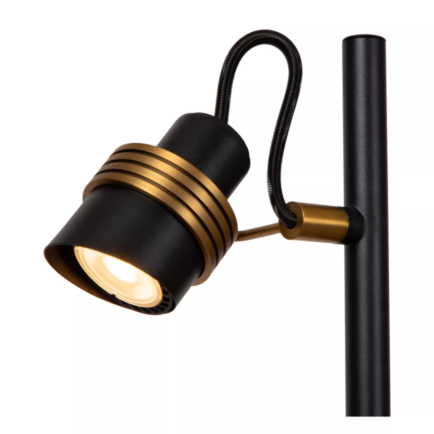 Lucide 34744/03/30 - Podna lampa TUNDRAN 3xGU10/5W/230V crna