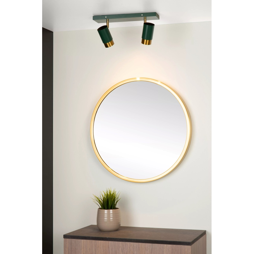 Lucide 35913/02/33 - Reflektorska svjetiljka FLORIS 2xGU10/40W/230V zelena