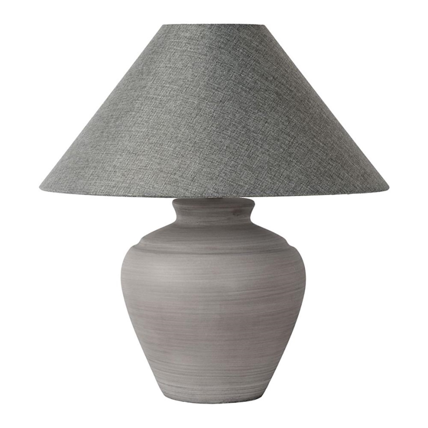 Lucide 44500/81/36 - Stolna lampa BONJO 1xE27/60W/230V siva 40 cm