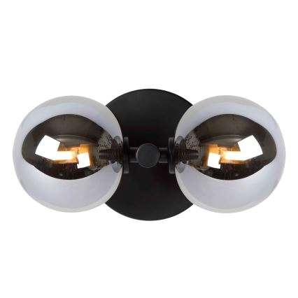 Lucide 45274/02/30 - Zidna svjetiljka TYCHO 2xG9/28W/230V crna