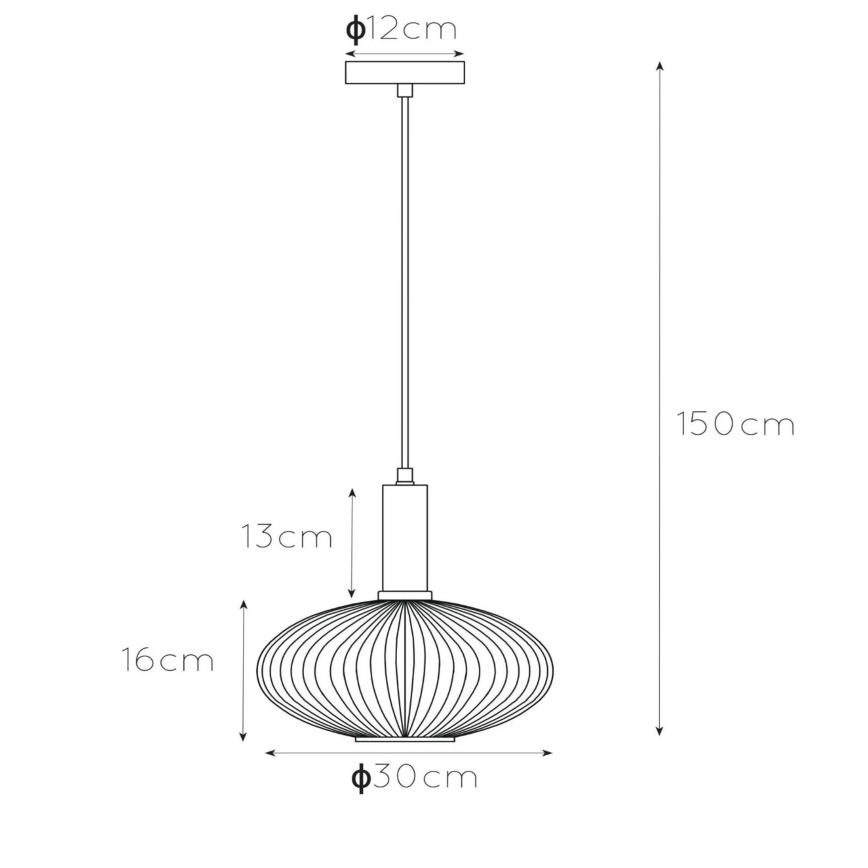 Lucide 45386/30/62 - Luster na sajli MALOTO 1xE27/40W/230V pr. 30 cm