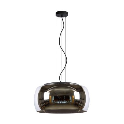 Lucide 45401/50/65 - Luster na sajli OLIVIA 3xE27/40W/230V pr. 50 cm crna