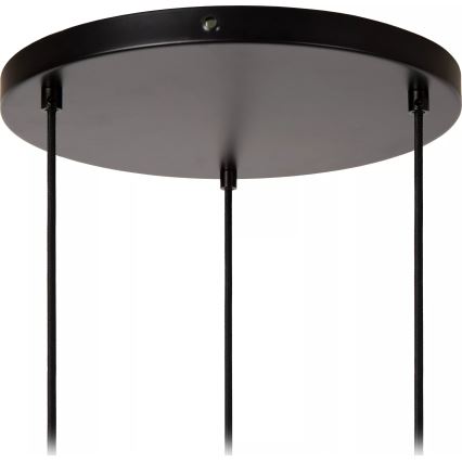 Lucide 45493/03/33 - Luster na sajli MONSARAZ 3xE27/40W/230V zelena/bež