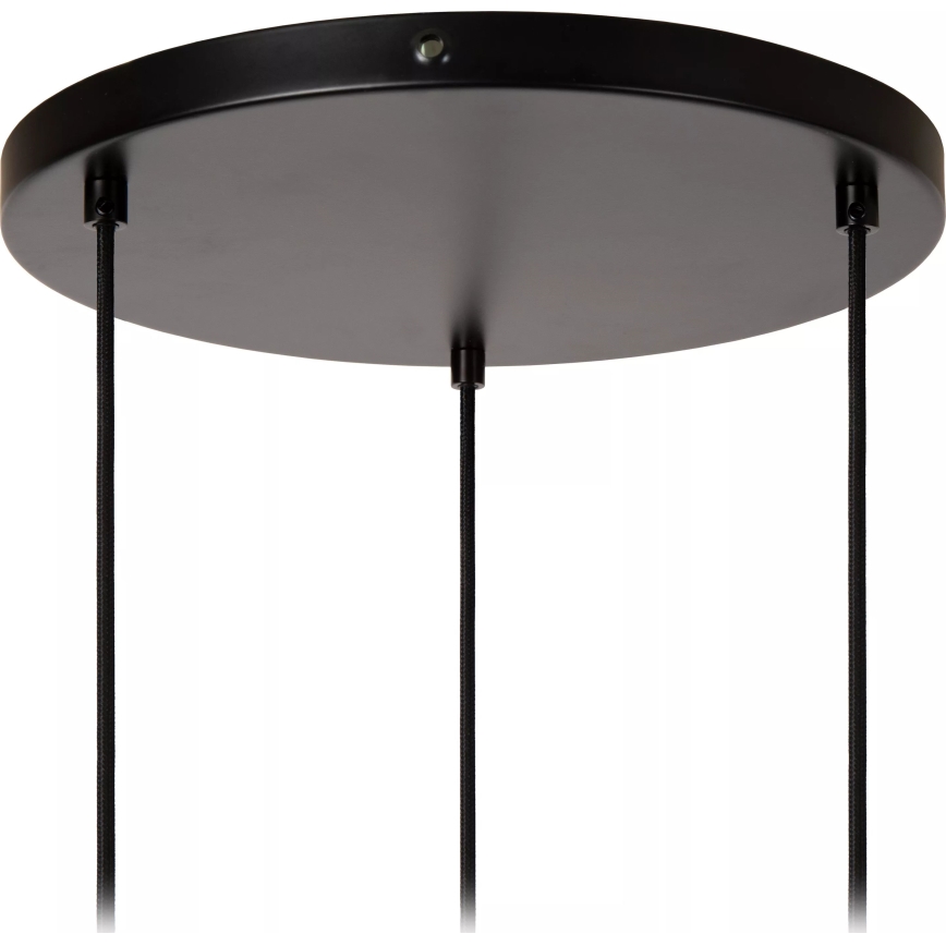 Lucide 45493/03/33 - Luster na sajli MONSARAZ 3xE27/40W/230V zelena/bež