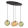 Lucide 45493/04/33 - Luster na sajli MONSARAZ 4xE27/40W/230V zelena/bež