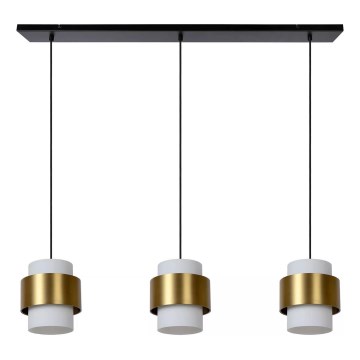 Lucide 45497/03/02 - Luster na sajli FIRMIN 3xE27/40W/230V zlatna