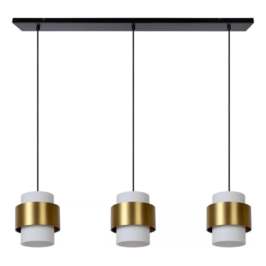 Lucide 45497/03/02 - Luster na sajli FIRMIN 3xE27/40W/230V zlatna