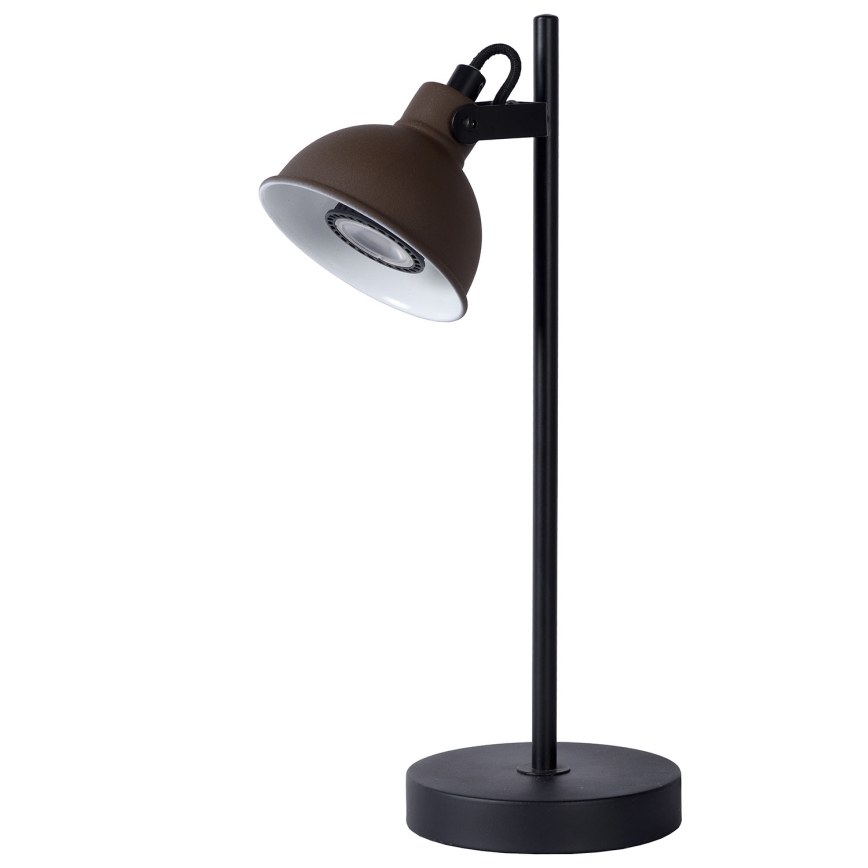 Lucide 45573/01/97 - Stolna lampa DAMIAN 1xGU10/35W/230V smeđa
