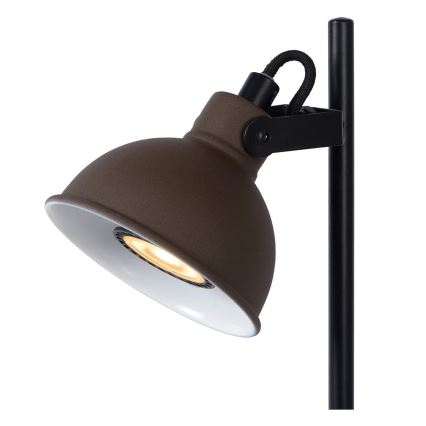 Lucide 45573/01/97 - Stolna lampa DAMIAN 1xGU10/35W/230V smeđa