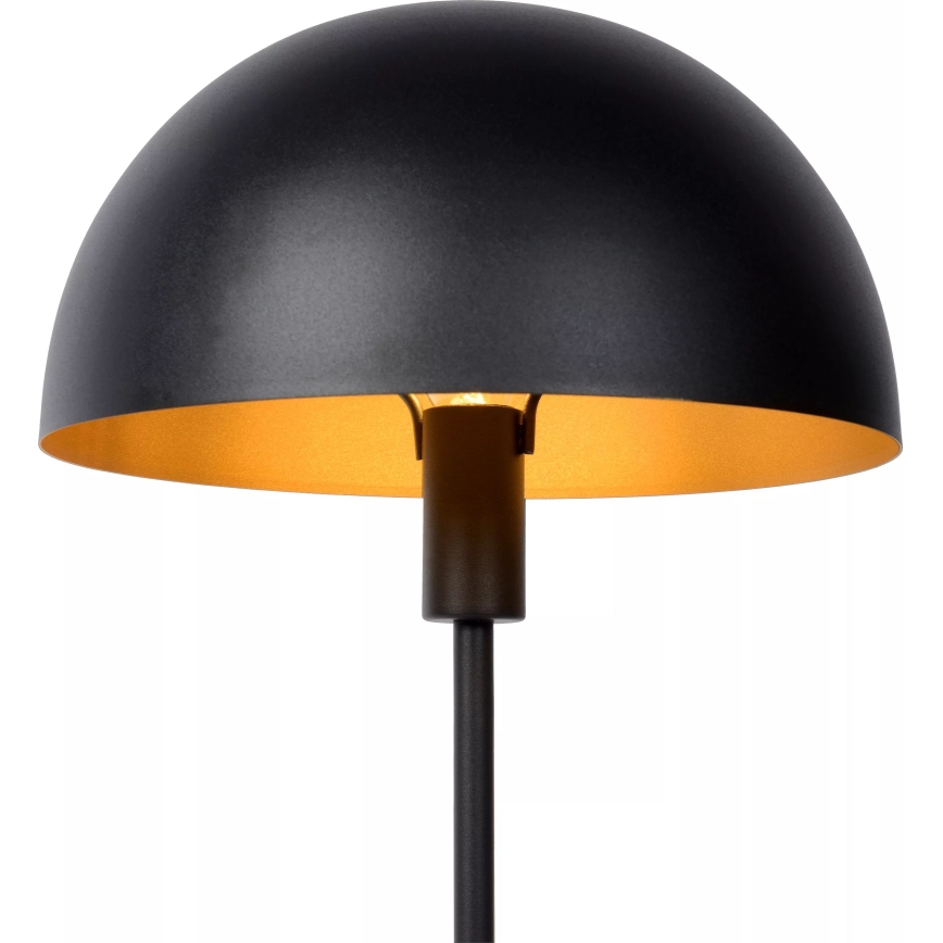 Lucide 45596/01/30 - Stolna lampa SIEMON 1xE14/25W/230V crna