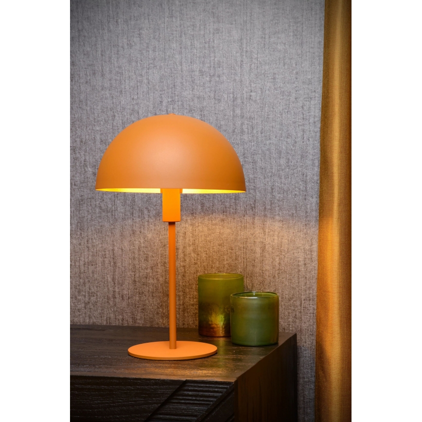 Lucide 45596/01/44 - Stolna lampa SIEMON 1xE14/25W/230V narančasta