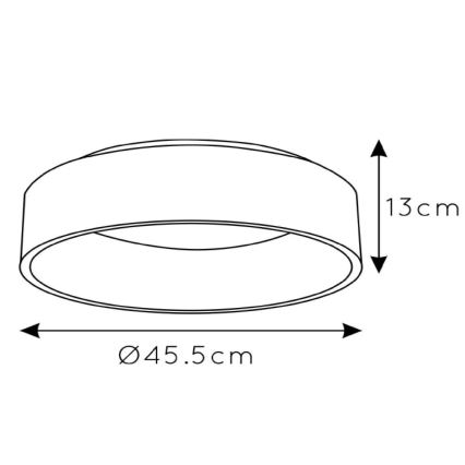 Lucide 46100/32/31 - LED Prigušiva stropna svjetiljka TALOWE LED LED/30W/230V