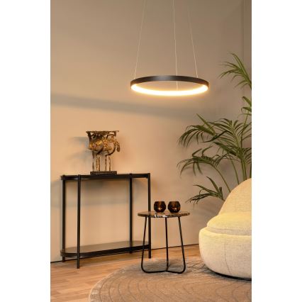 Lucide 46403/48/30 - LED Prigušivi luster na sajli VIDAL LED/48W/230V pr. 58 cm crna