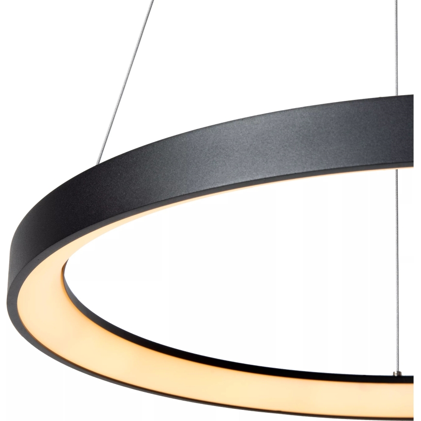 Lucide 46403/48/30 - LED Prigušivi luster na sajli VIDAL LED/48W/230V pr. 58 cm crna