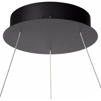 Lucide 46403/48/30 - LED Prigušivi luster na sajli VIDAL LED/48W/230V pr. 58 cm crna
