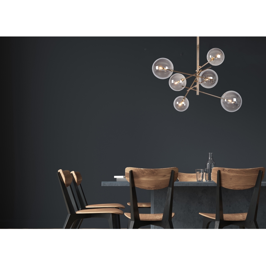 Lucide 46412/06/10 - LED viseći luster ALARA 6xG4/1,5W/230V