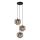 Lucide 46413/13/65 - Luster na sajli MEDINE 3xE27/40W/230V dimna
