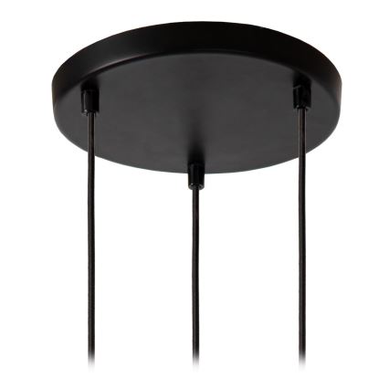 Lucide 46413/13/65 - Luster na sajli MEDINE 3xE27/40W/230V dimna