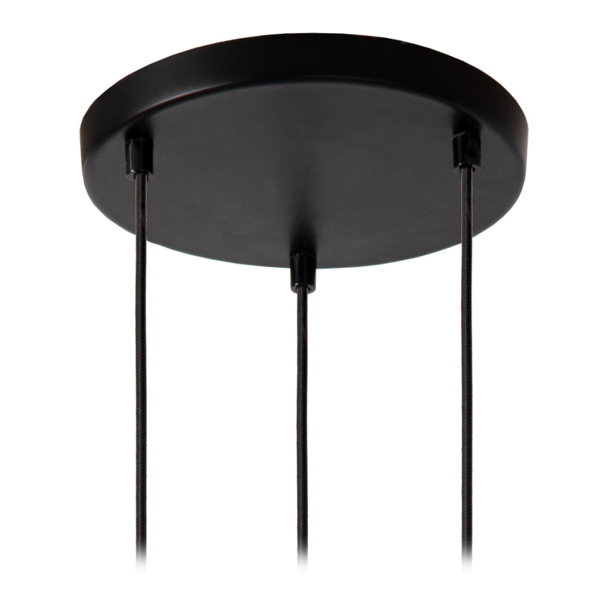 Lucide 46413/13/65 - Luster na sajli MEDINE 3xE27/40W/230V dimna