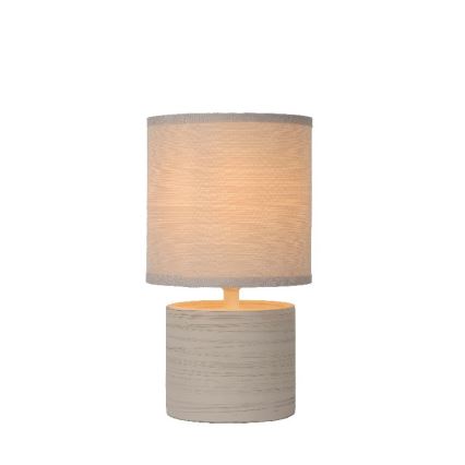 Lucide 47502/81/38 - Stolna lampa GREASBY 1xE14/40W/230V krem