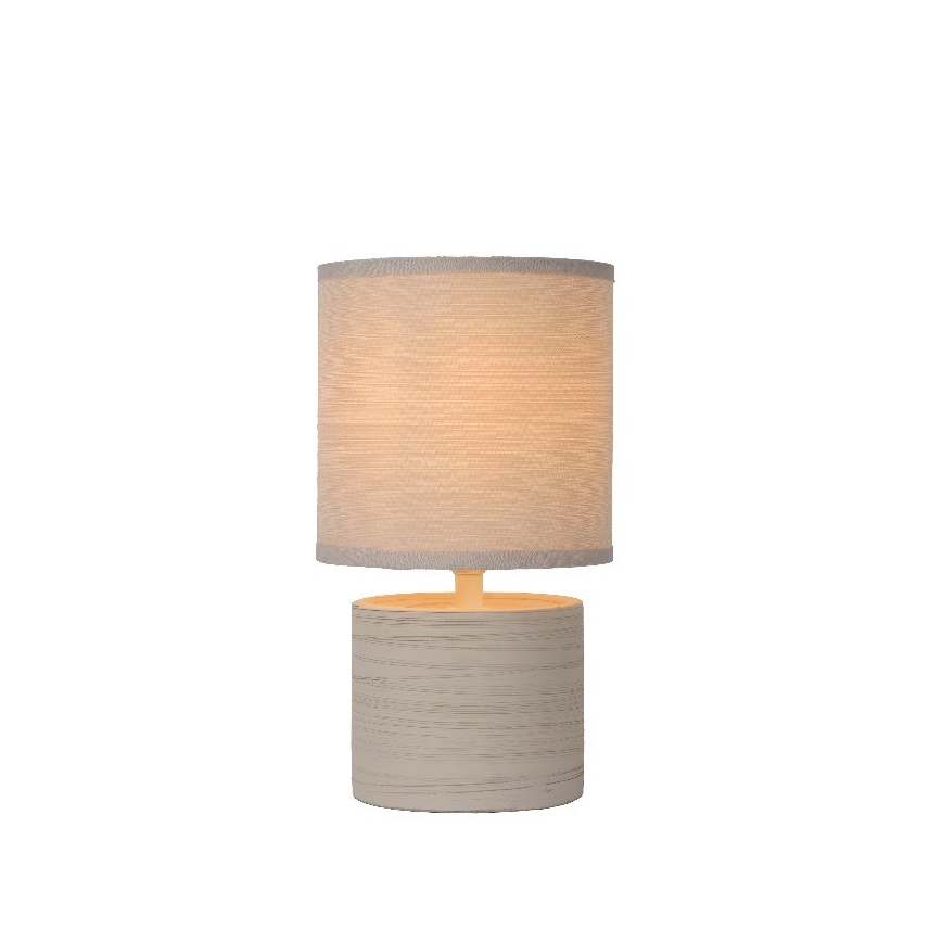 Lucide 47502/81/38 - Stolna lampa GREASBY 1xE14/40W/230V krem