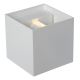 Lucide 69200/06/31 - LED Zidna svjetiljka za kupaonicu AXI LED/6W/230V IP54 bijela